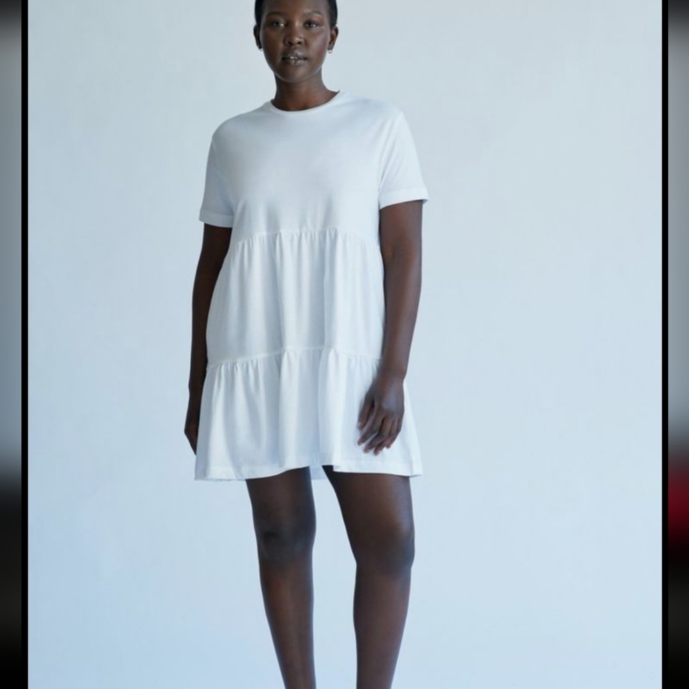 Kotn Tiered Mini Dress